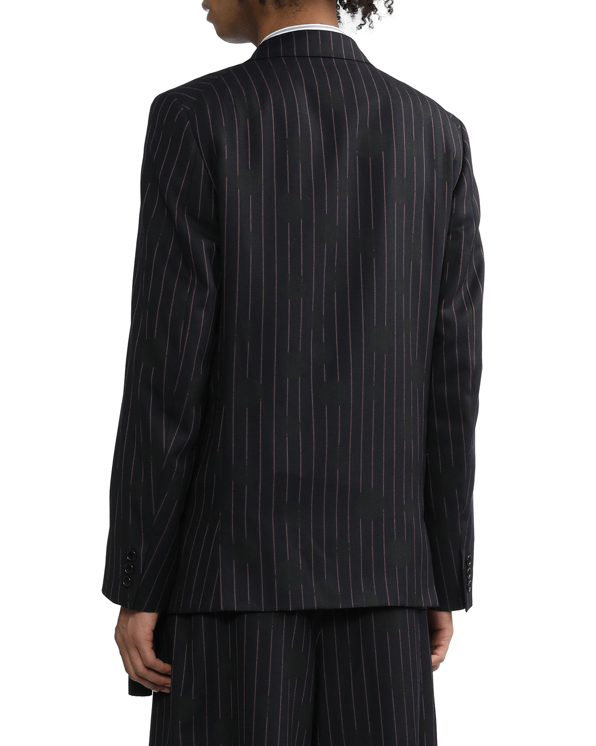 Zipper accent blazer