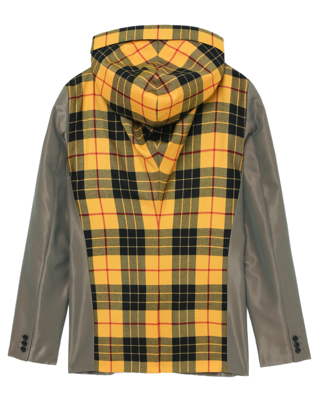 Checked panel jacket