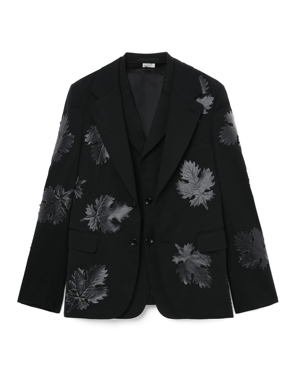 Leaf double stripe blazer