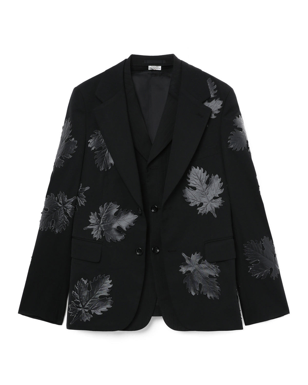Leaf double stripe blazer
