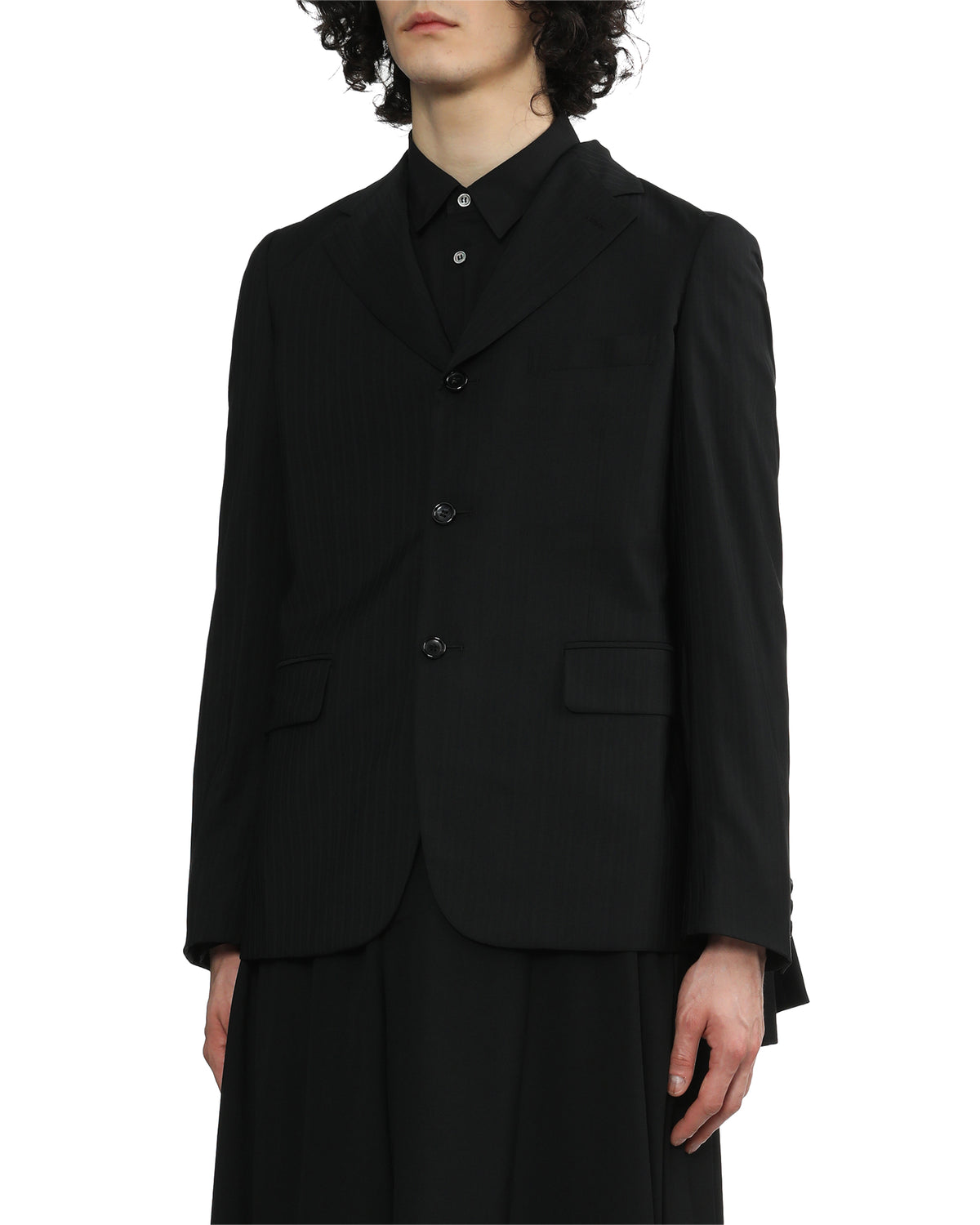 Leaf double stripe blazer