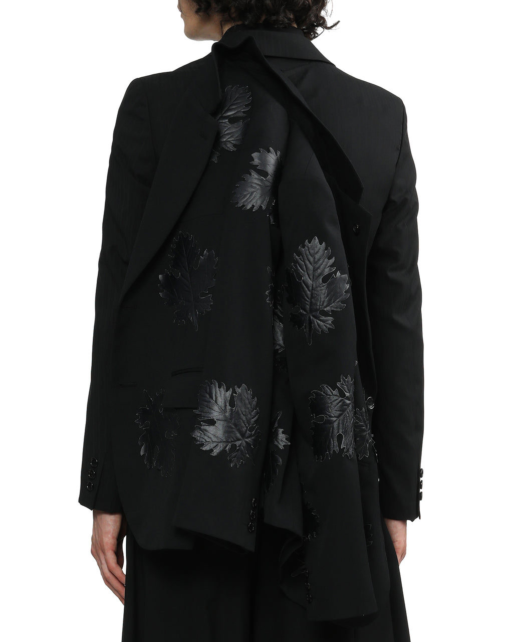 Leaf double stripe blazer