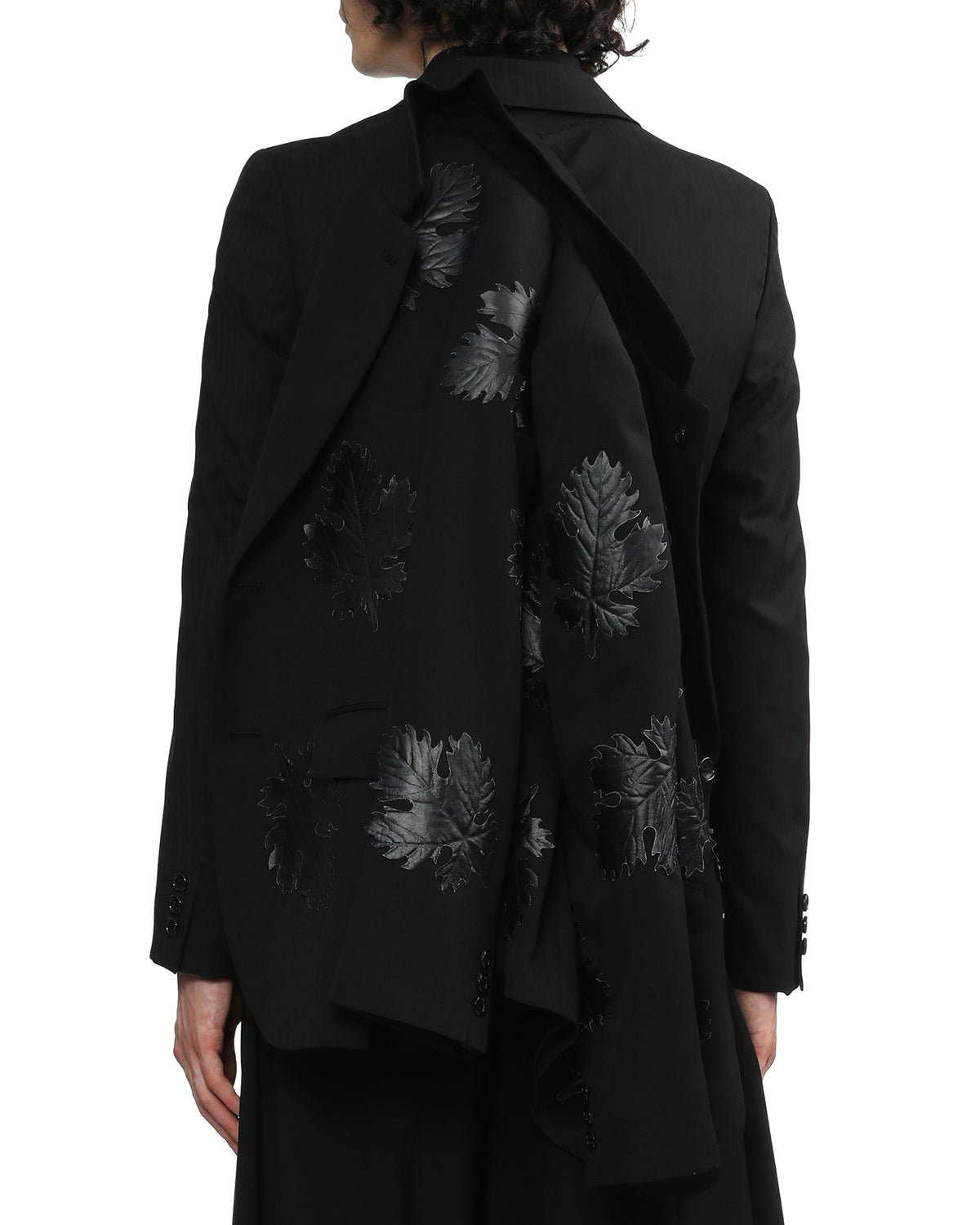 Leaf double stripe blazer