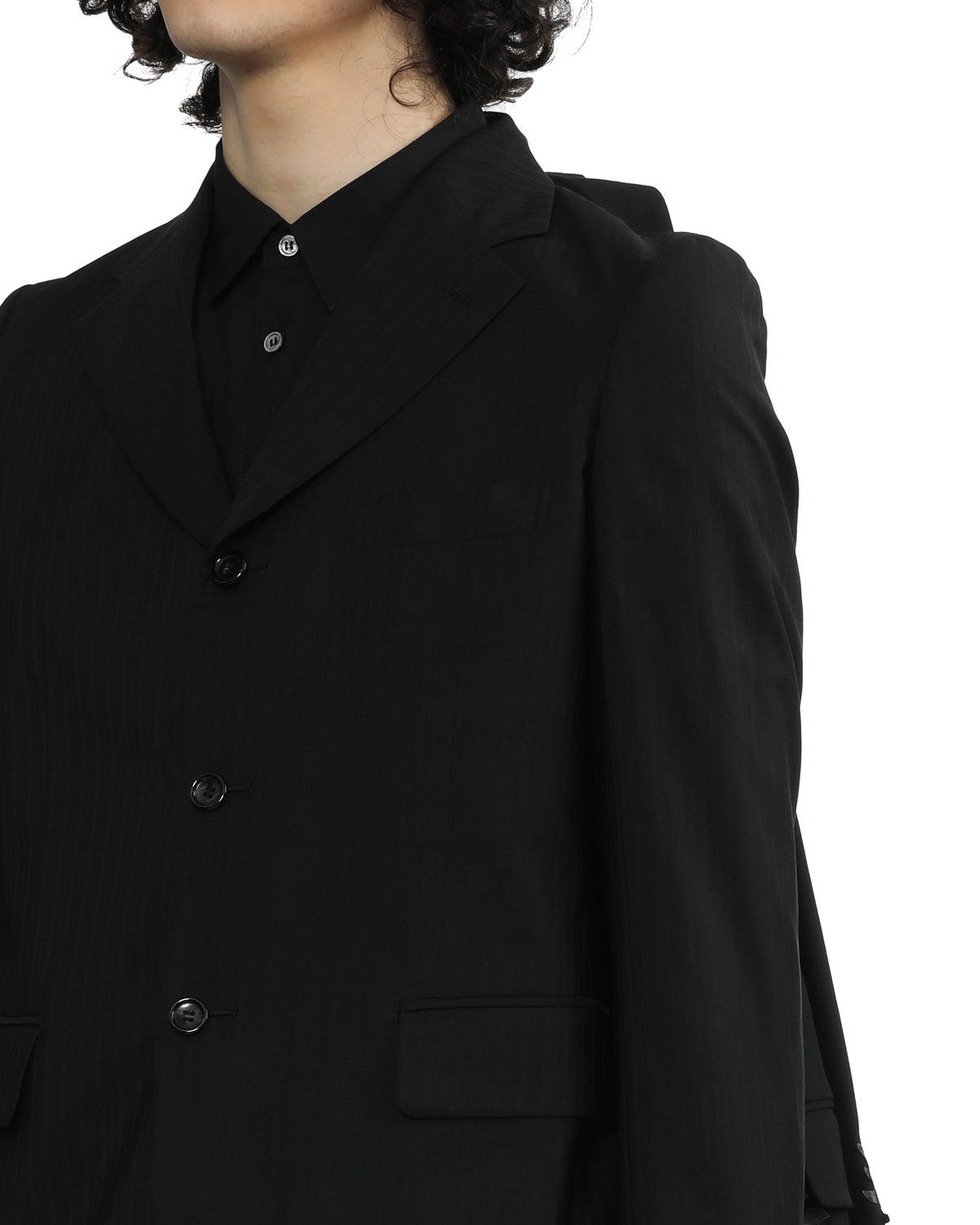 Leaf double stripe blazer