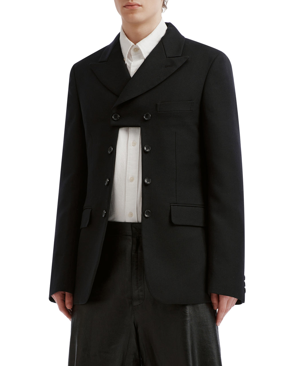 Buttoned blazer