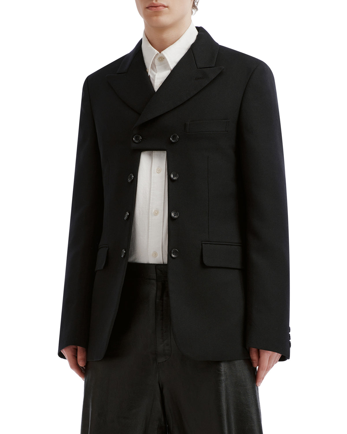 Buttoned blazer