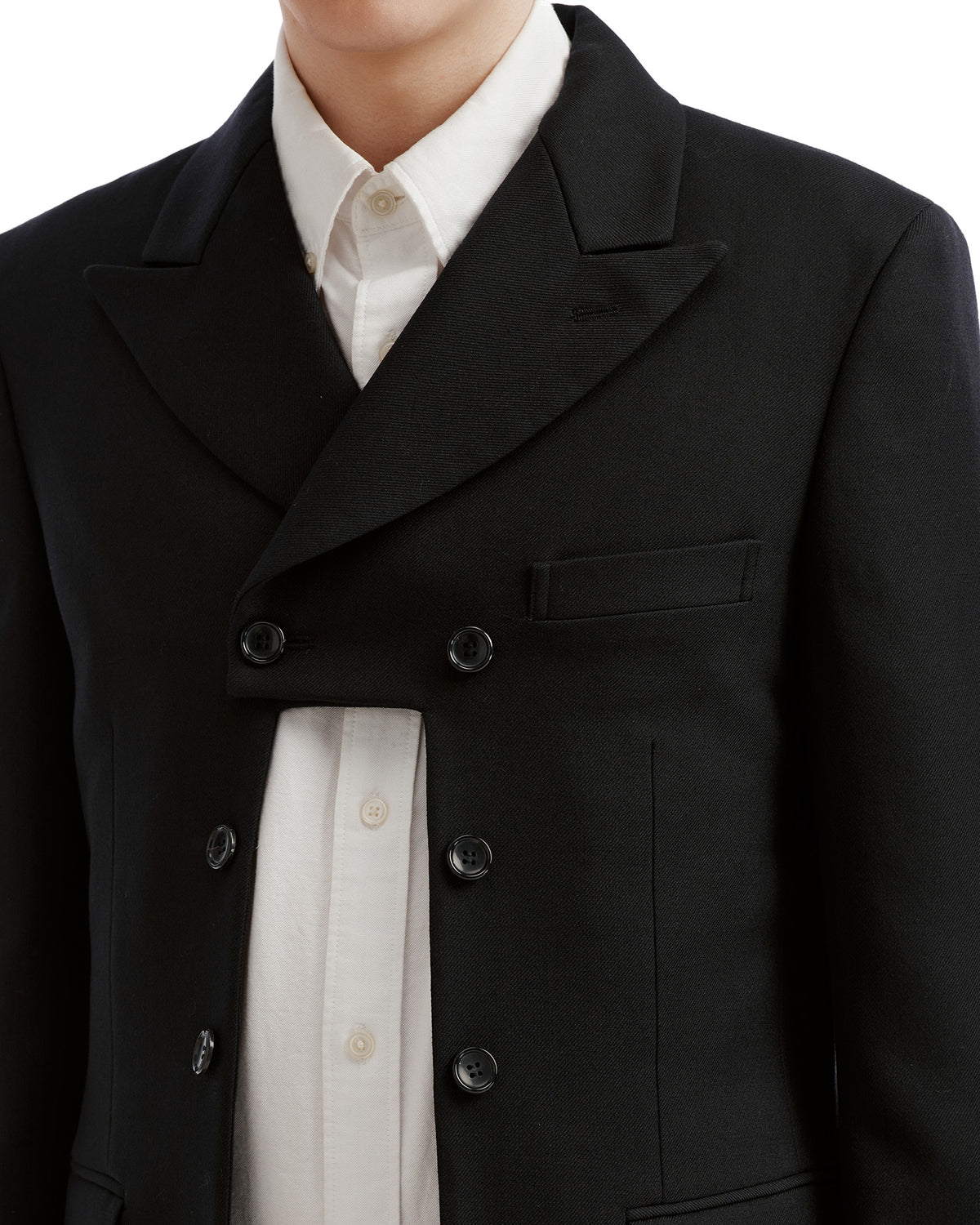 Buttoned blazer