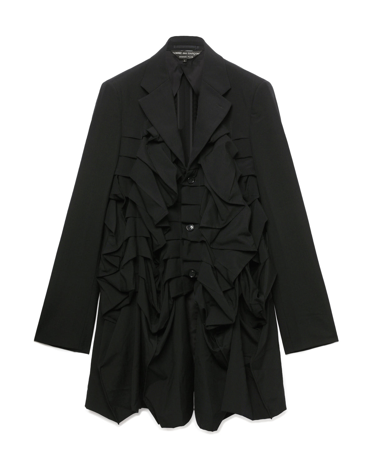 Ruffled blazer