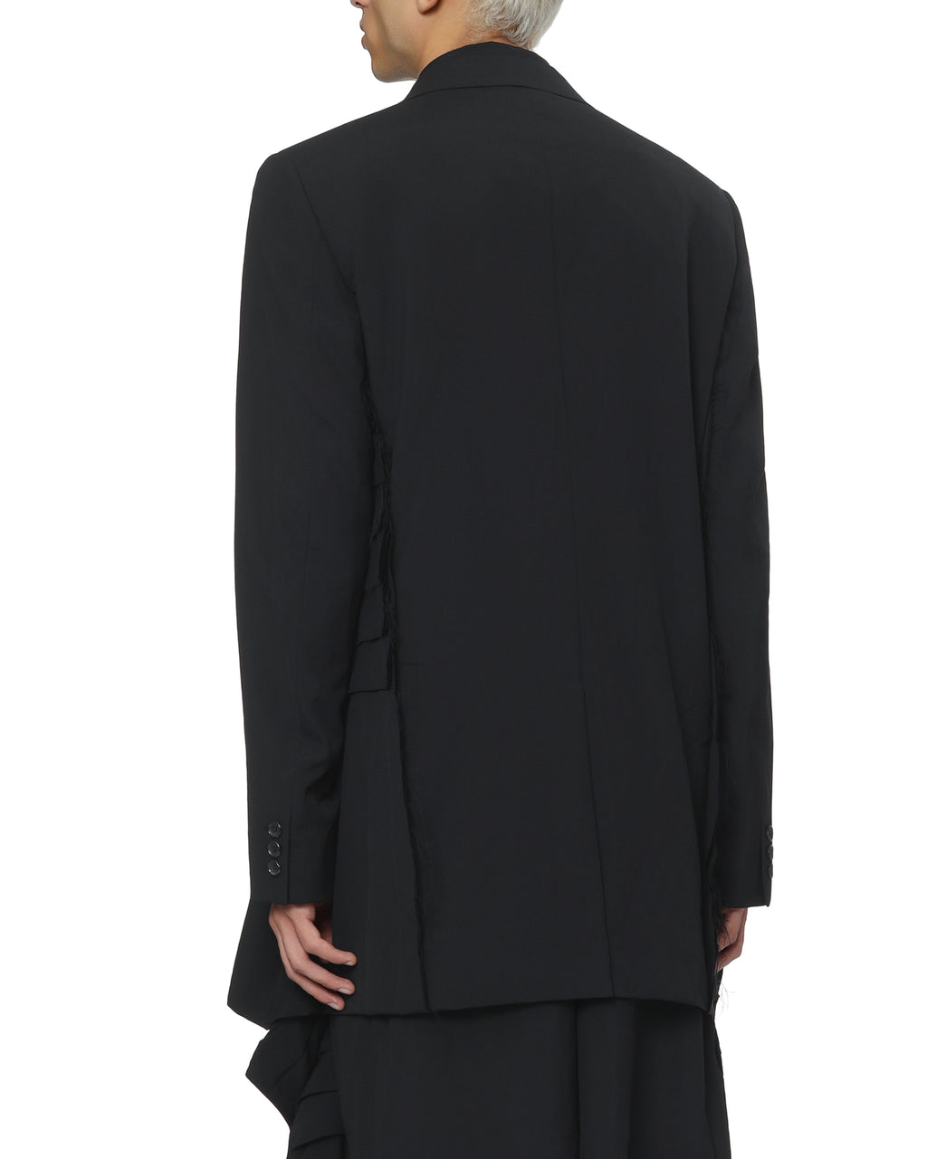 Ruffled blazer