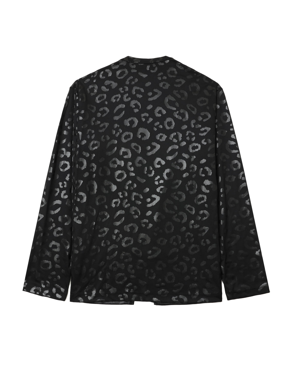 Faux leather layered tee
