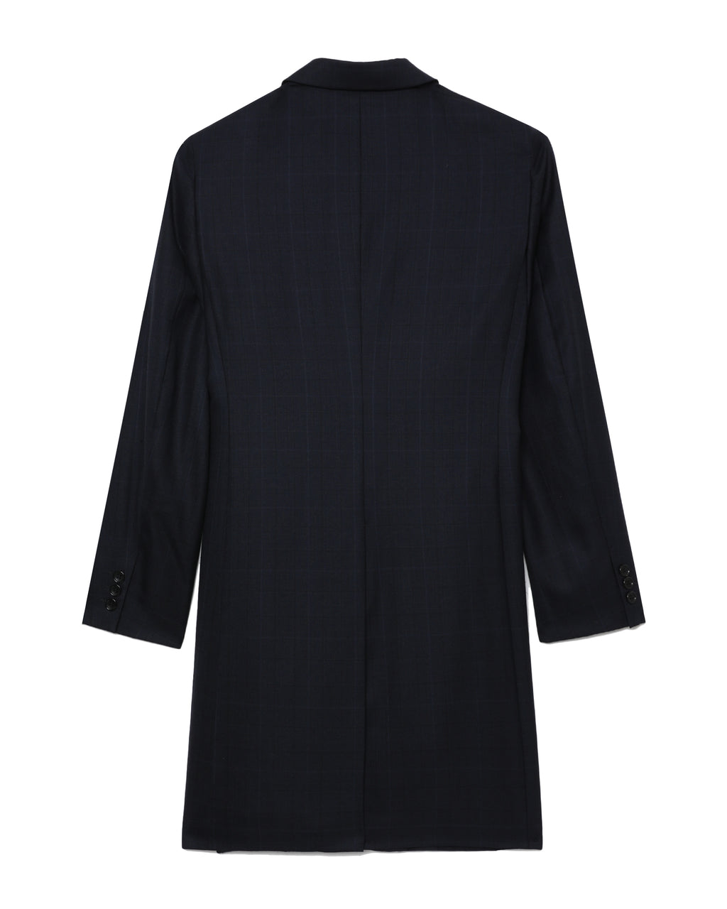 Long blazer with zipper embellishment