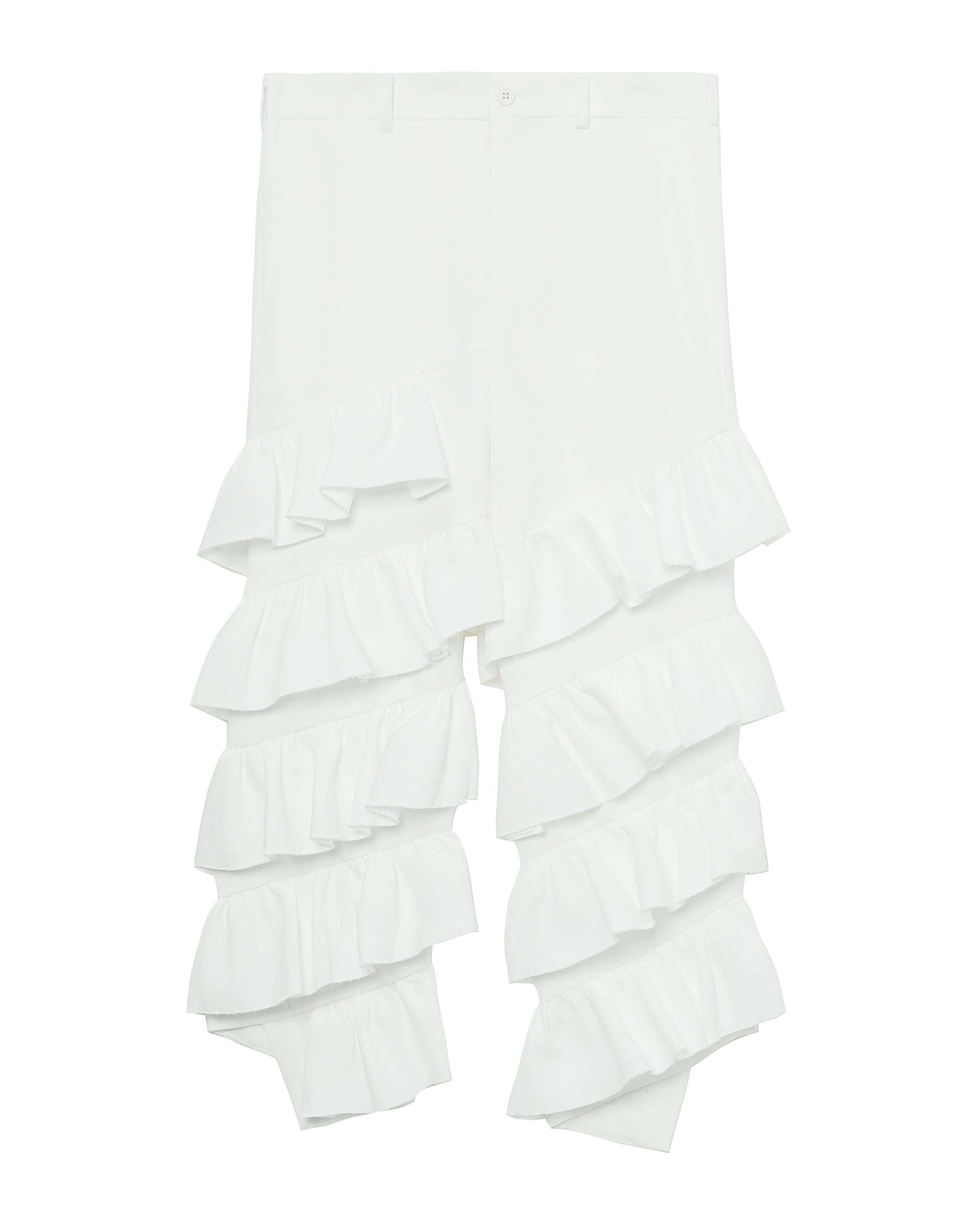 Tiered cropped pants