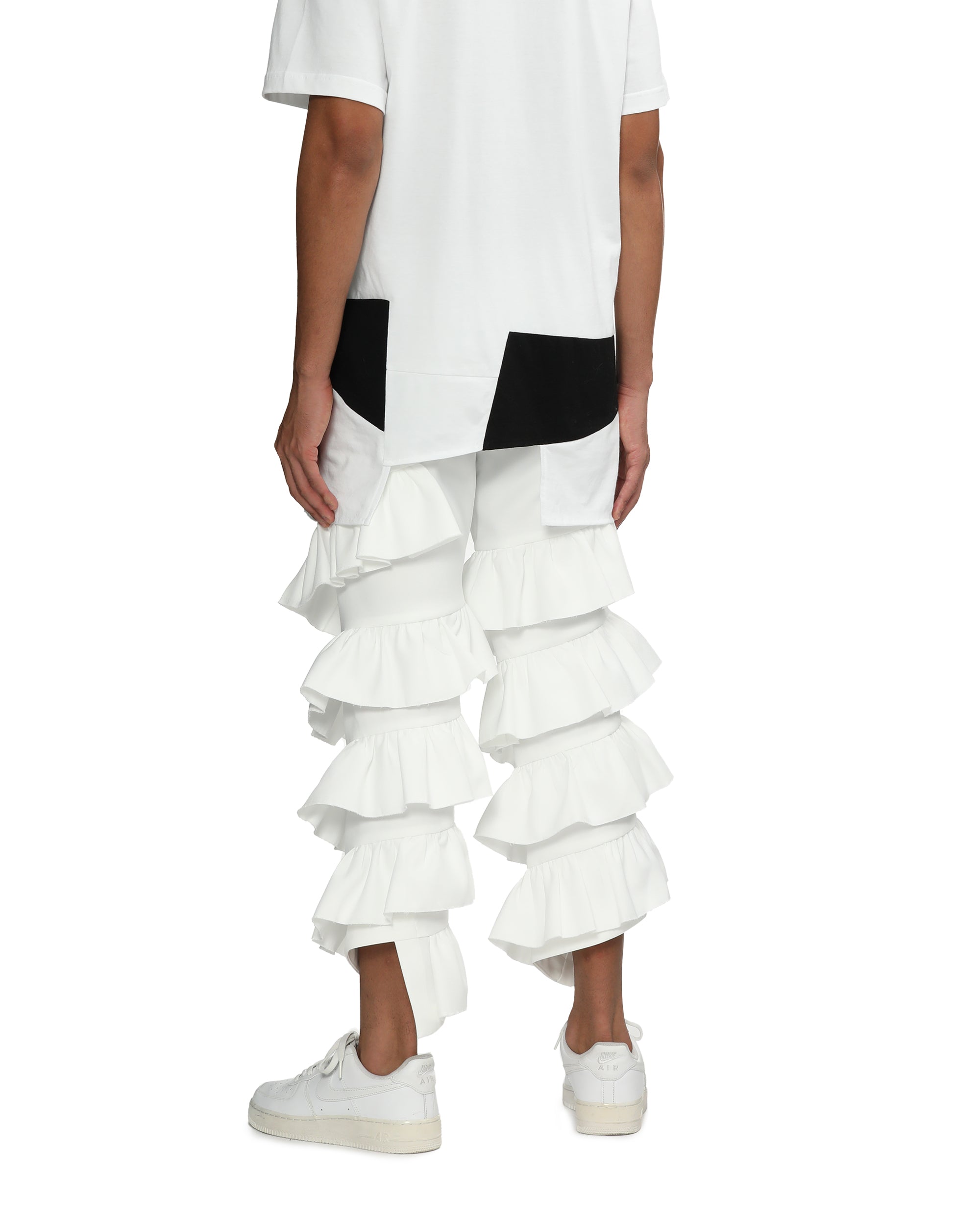 Tiered cropped pants