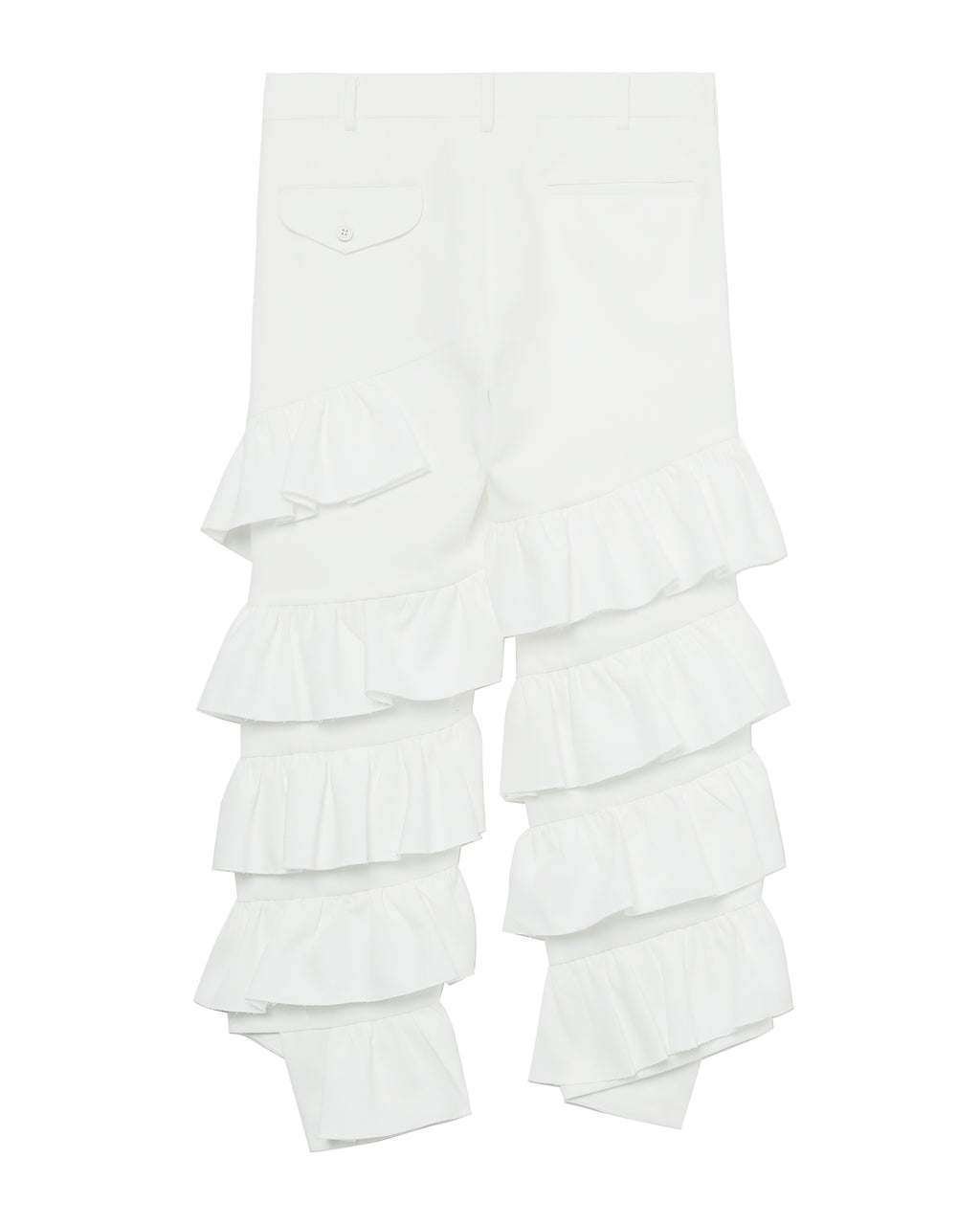 Tiered cropped pants