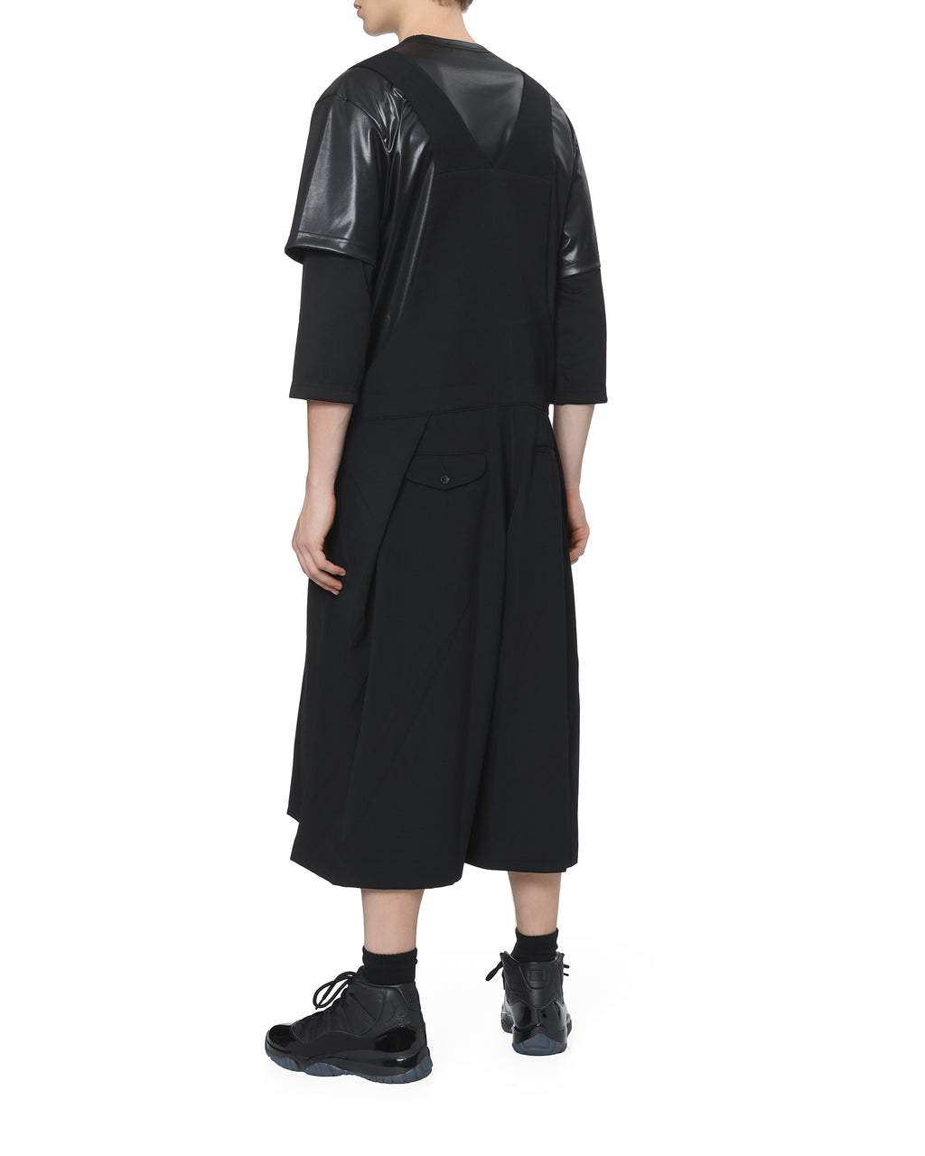V-neck overalls