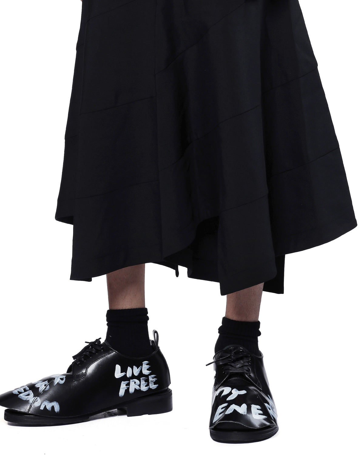 Drop-crotch pants