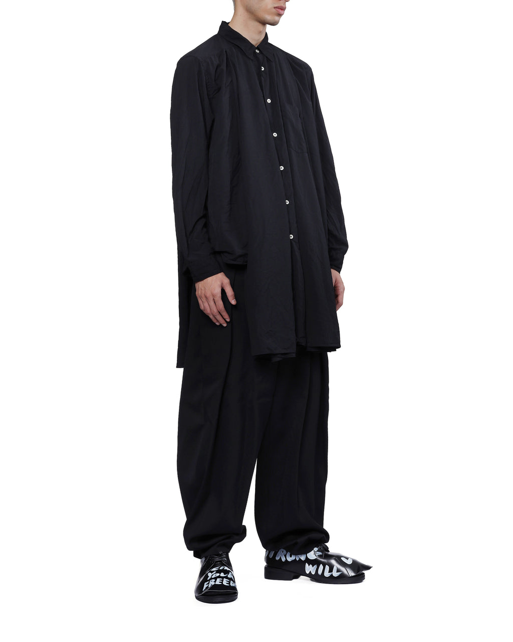 Pleated pants