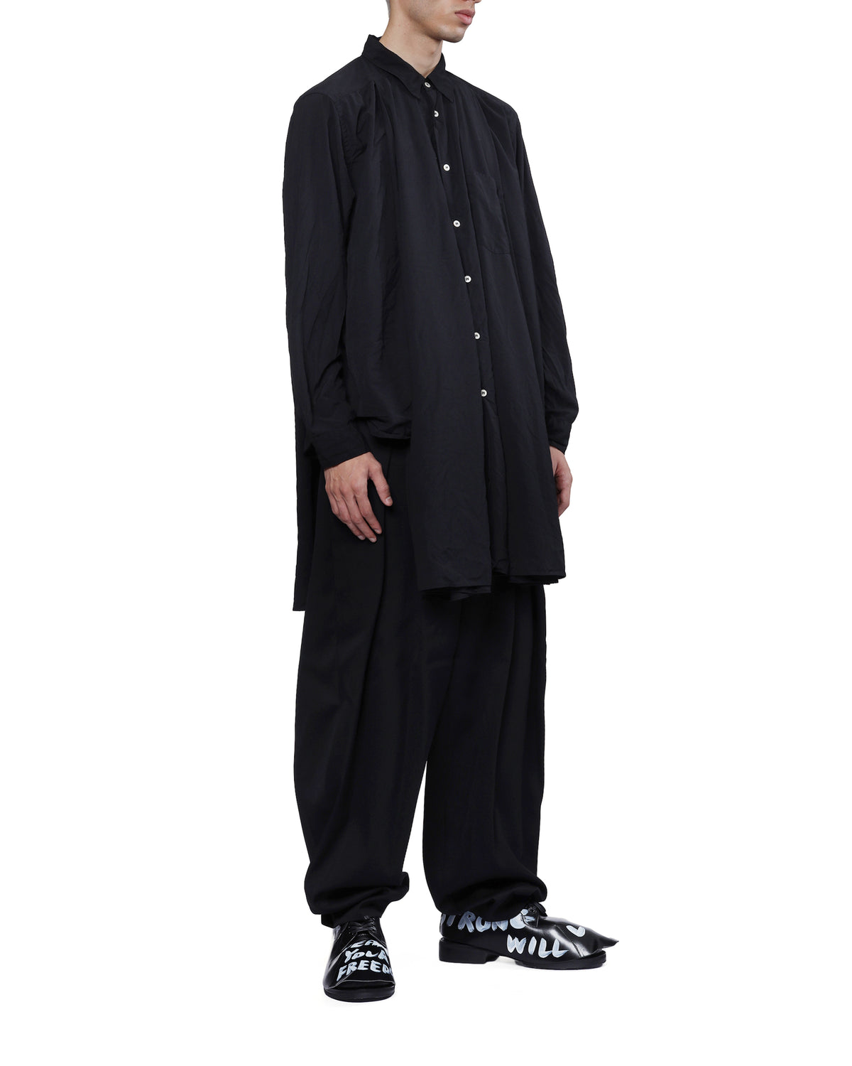 Pleated pants
