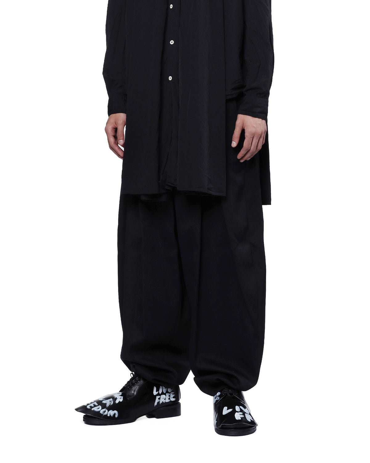 Pleated pants