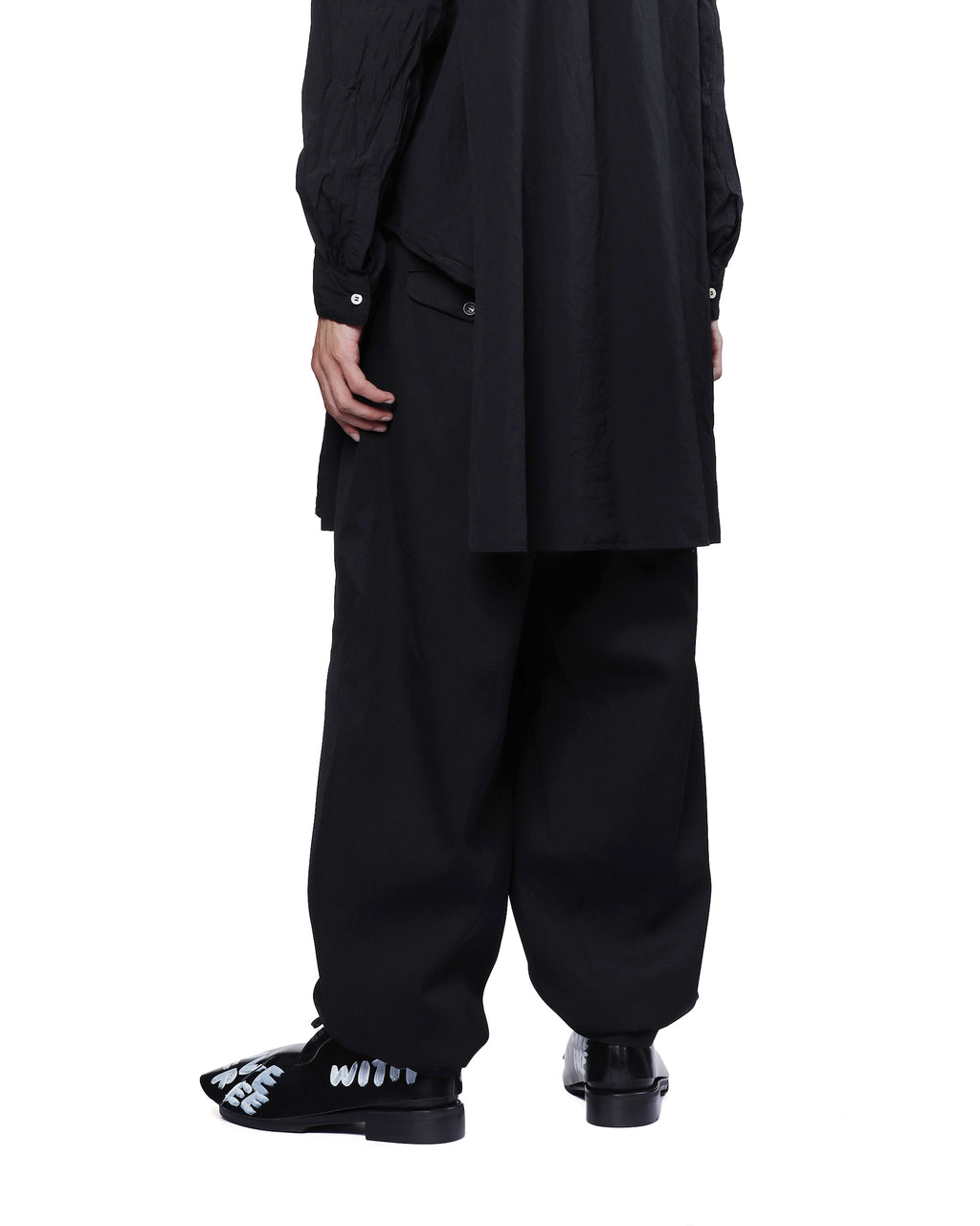 Pleated pants