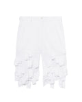 Tiered ruffle shorts