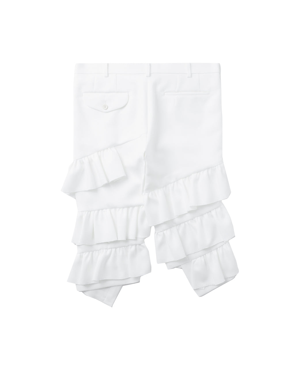 Tiered ruffle shorts