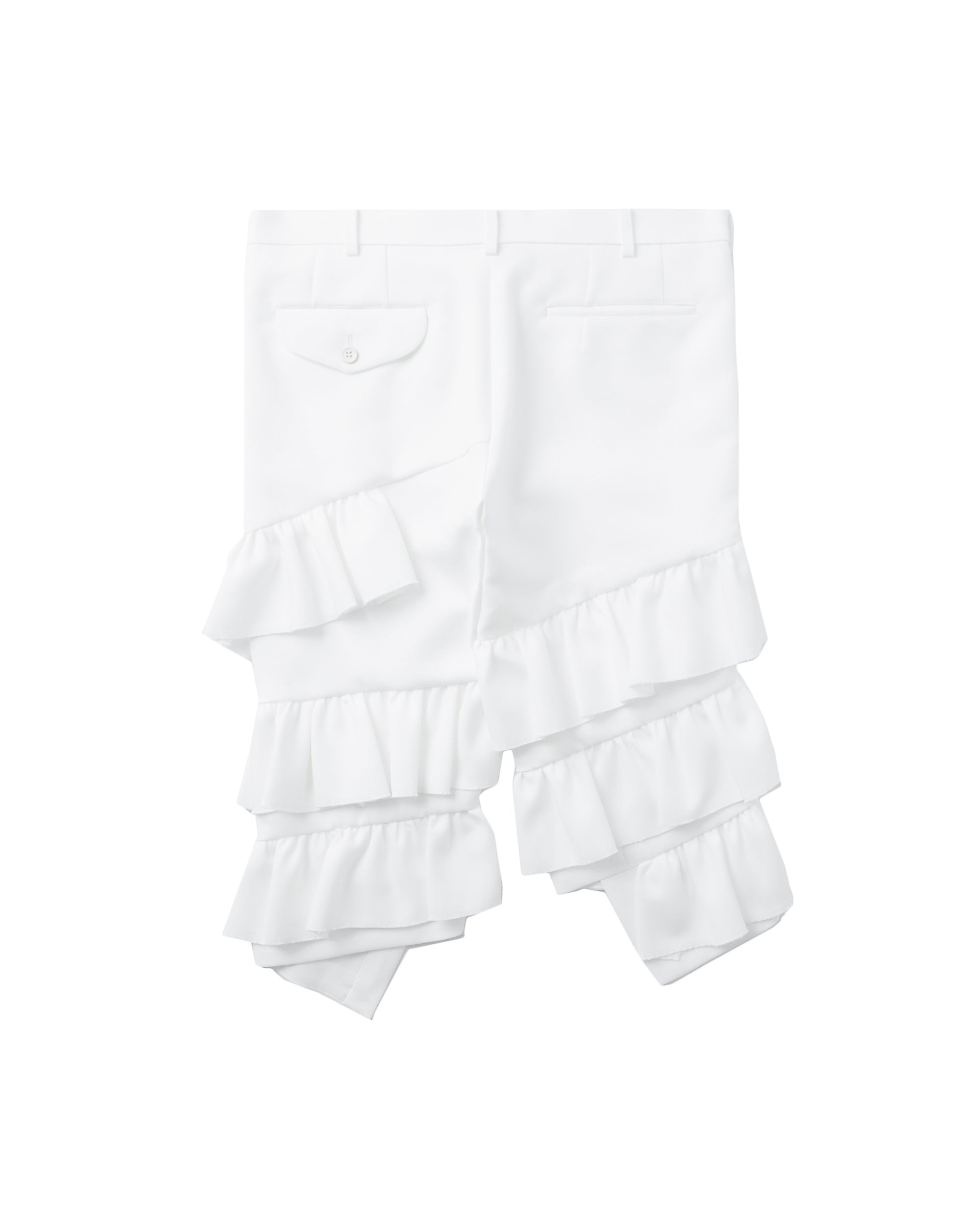 Tiered ruffle shorts