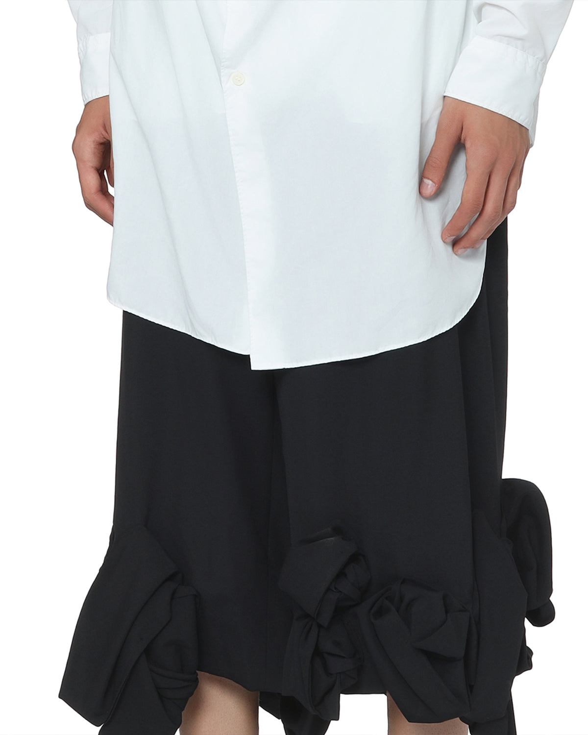 Ruffled pants
