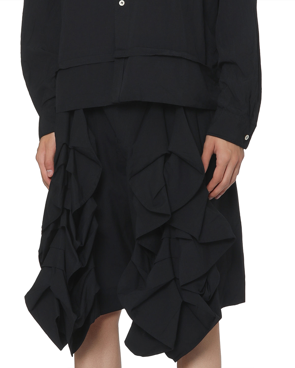 Ruffled shorts