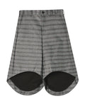 Sculptural patterned tailored trousers