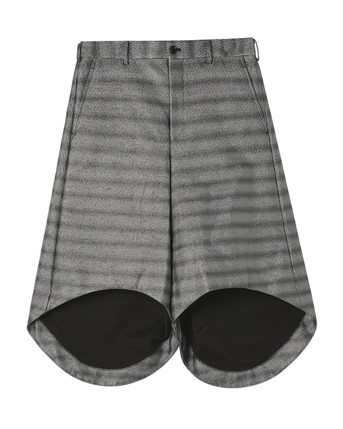 Sculptural patterned tailored trousers
