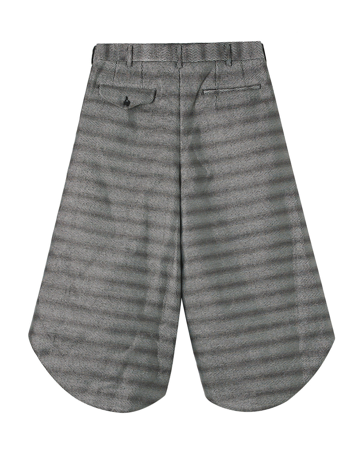 Sculptural patterned tailored trousers