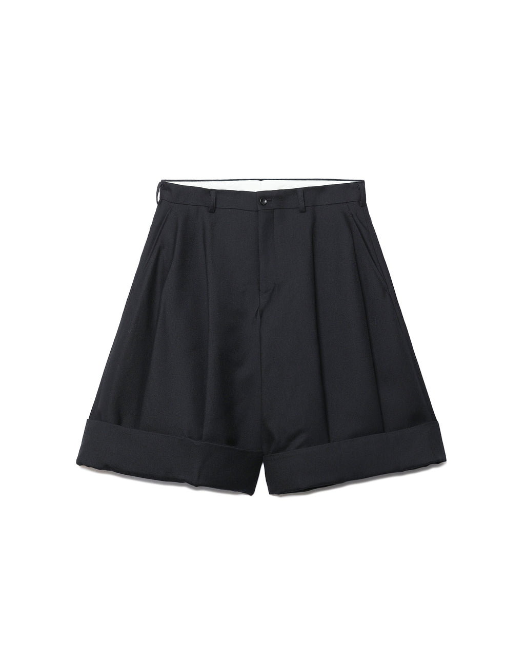 Pleated shorts