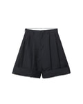 Pleated shorts
