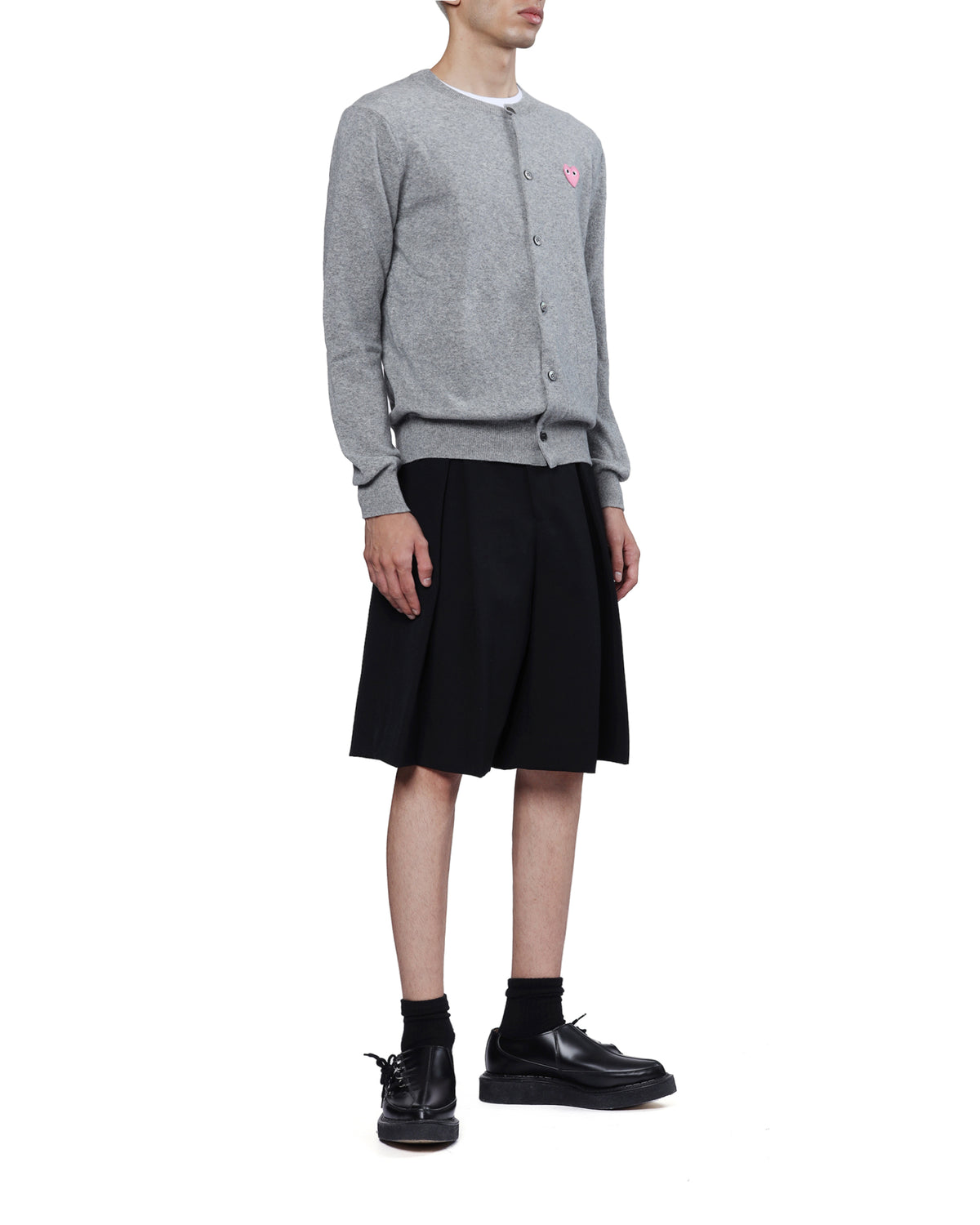 Pleated shorts