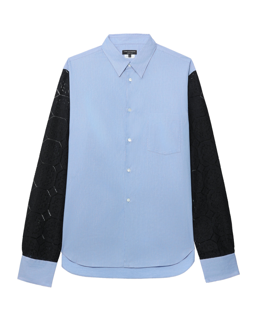 Lace-sleeve shirt