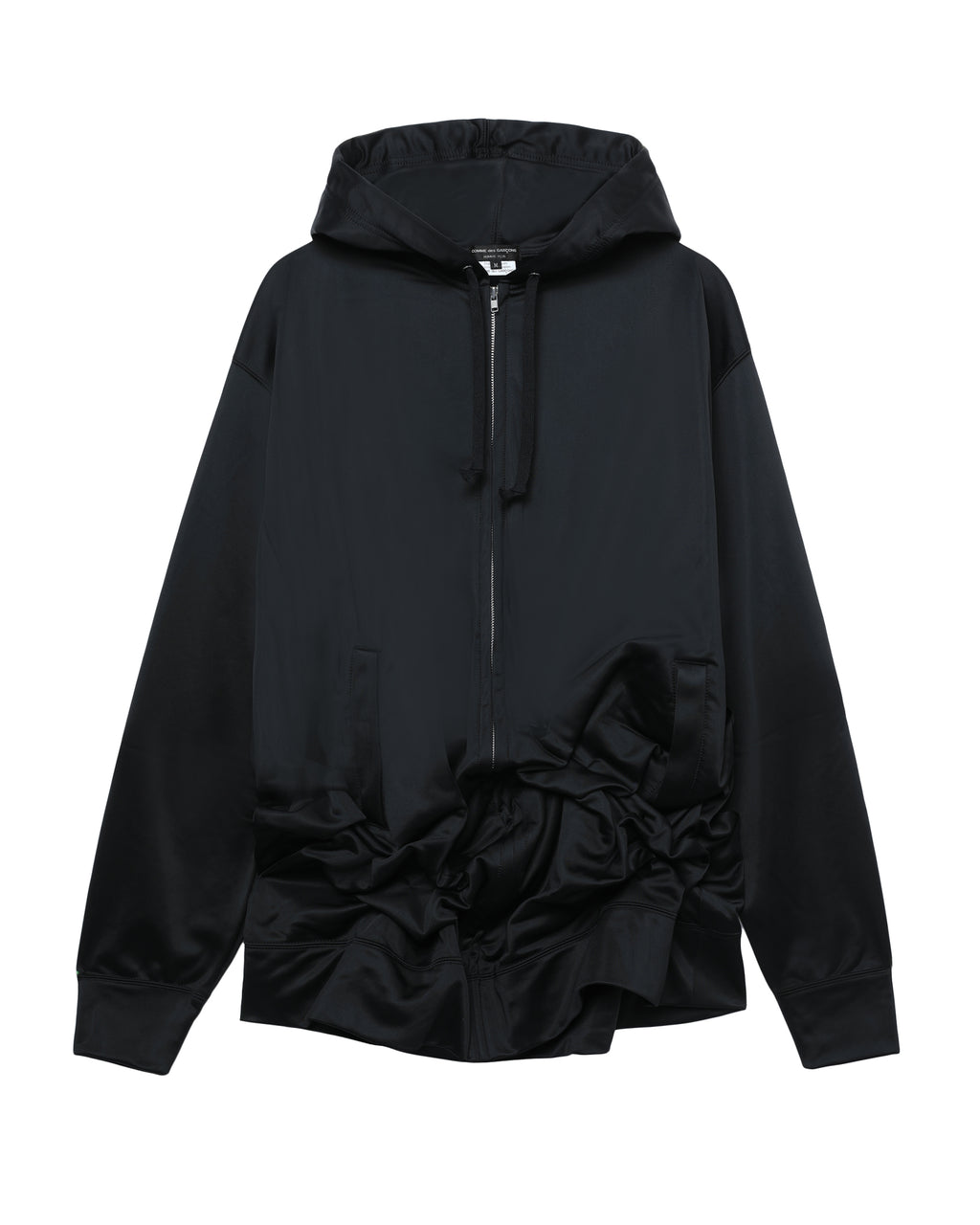 Ruched hem hoodie