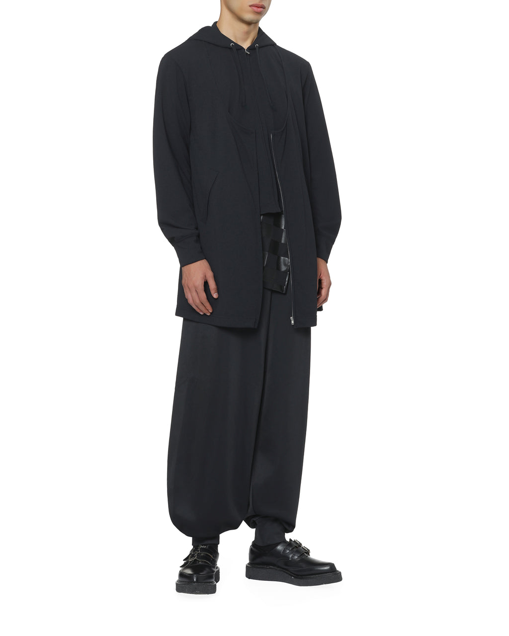 Hooded coat