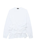 Ruched hem sweatshirt