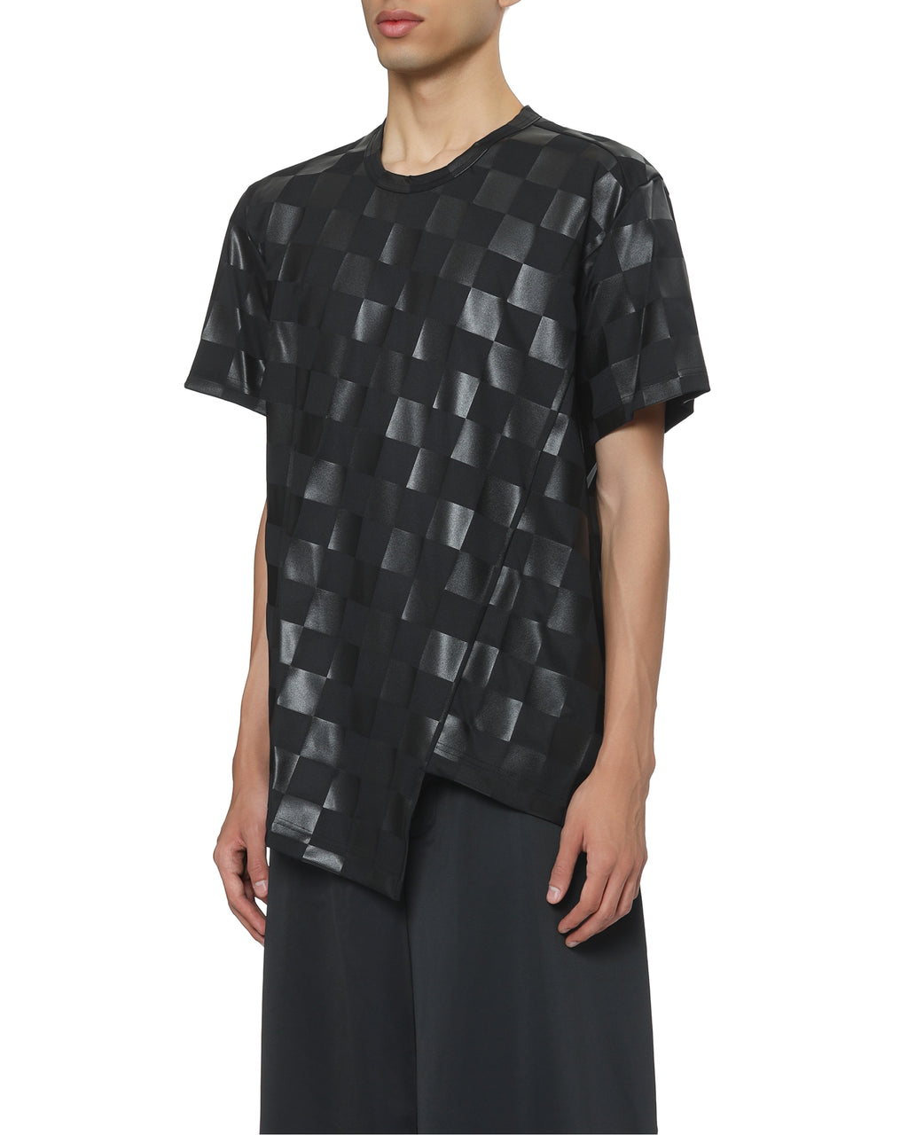 Checked tee
