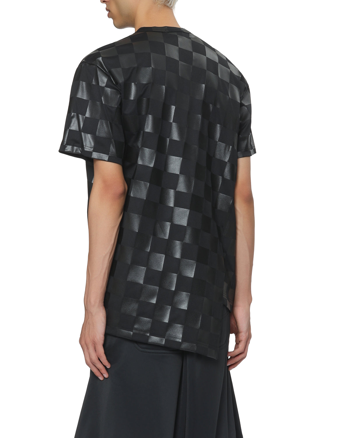 Checked tee