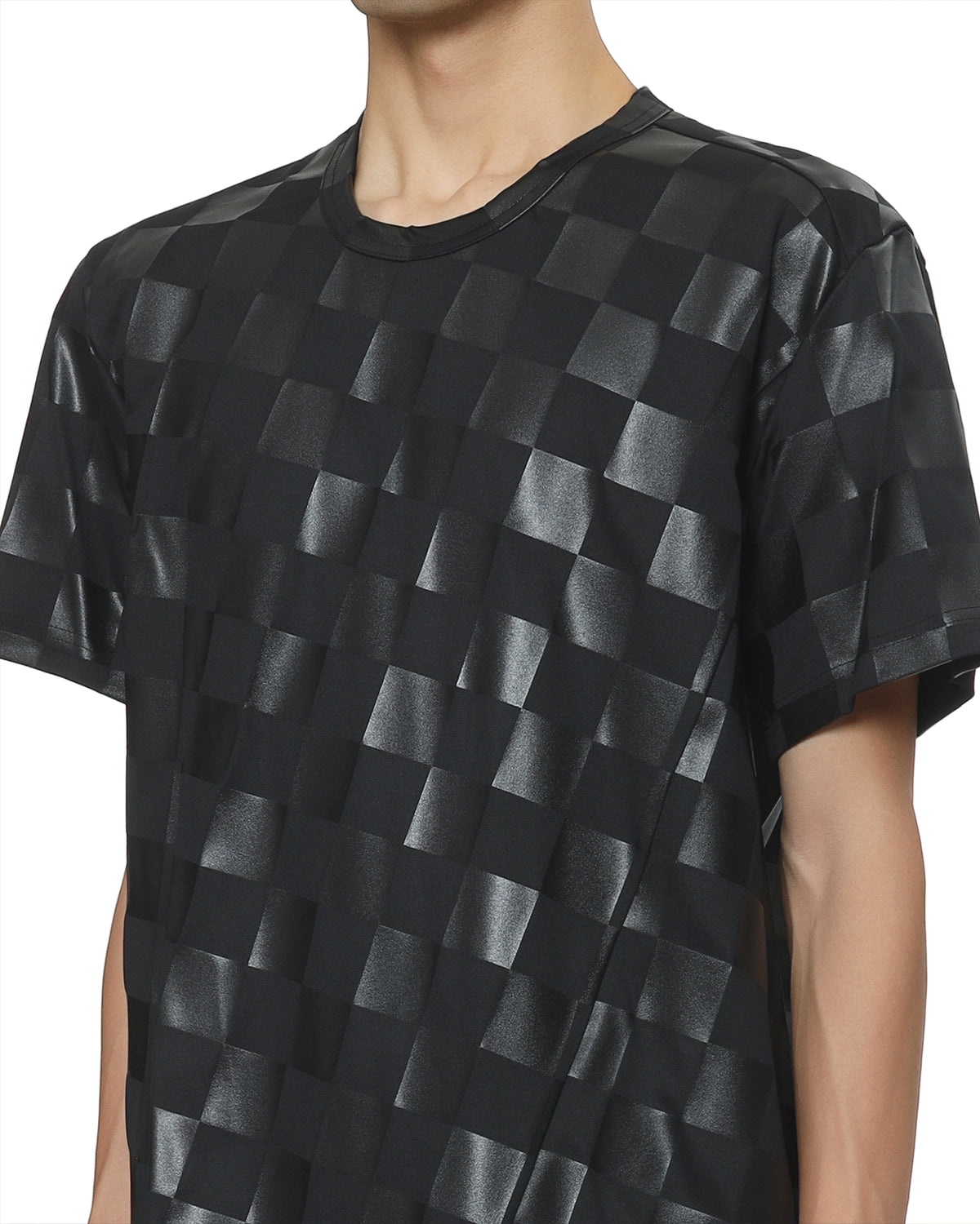Checked tee