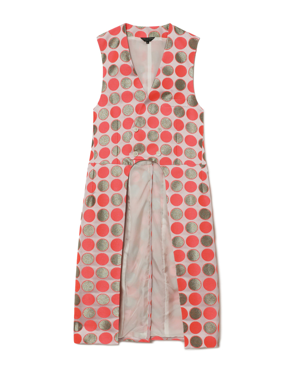 Polka dot vest