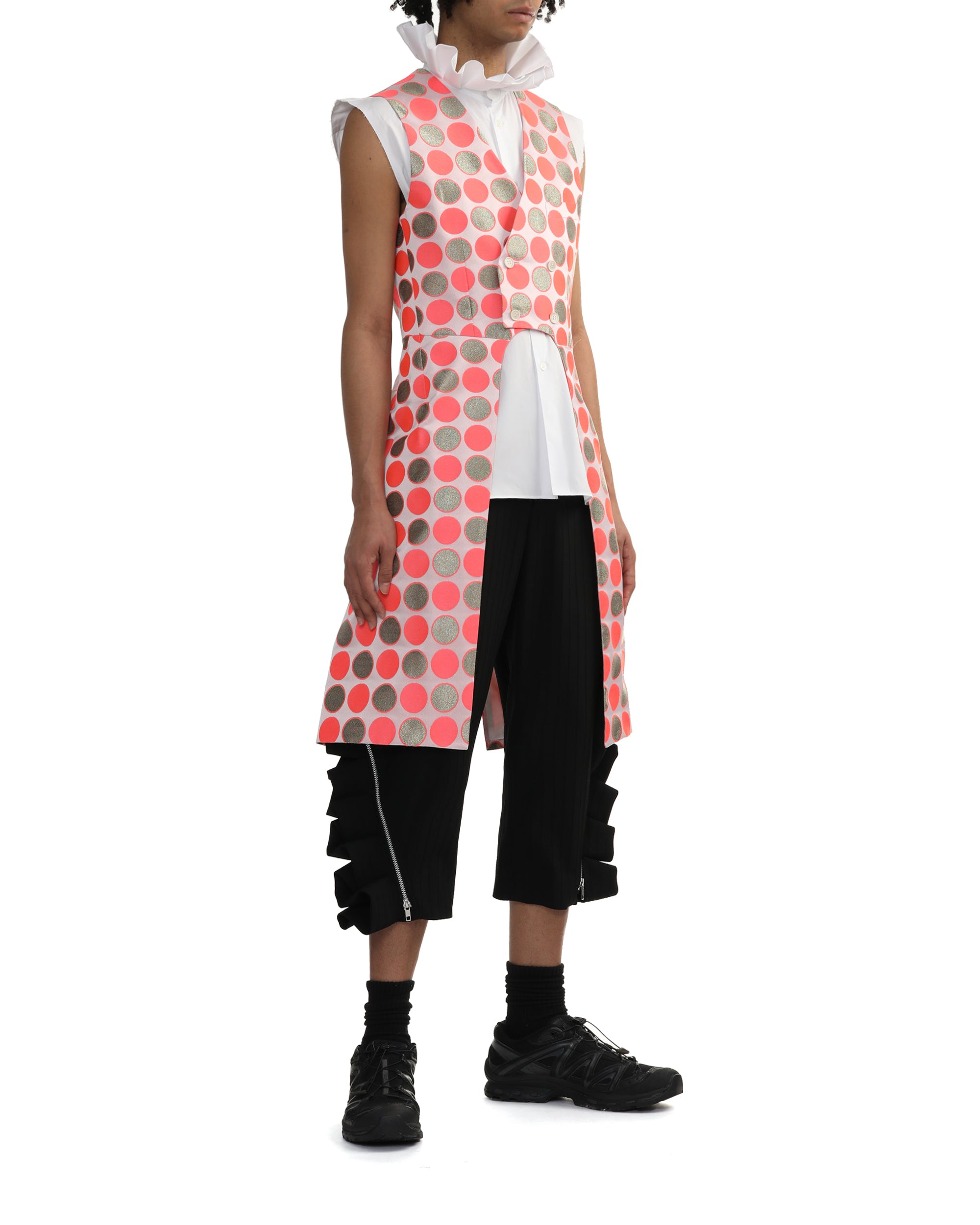 Polka dot vest