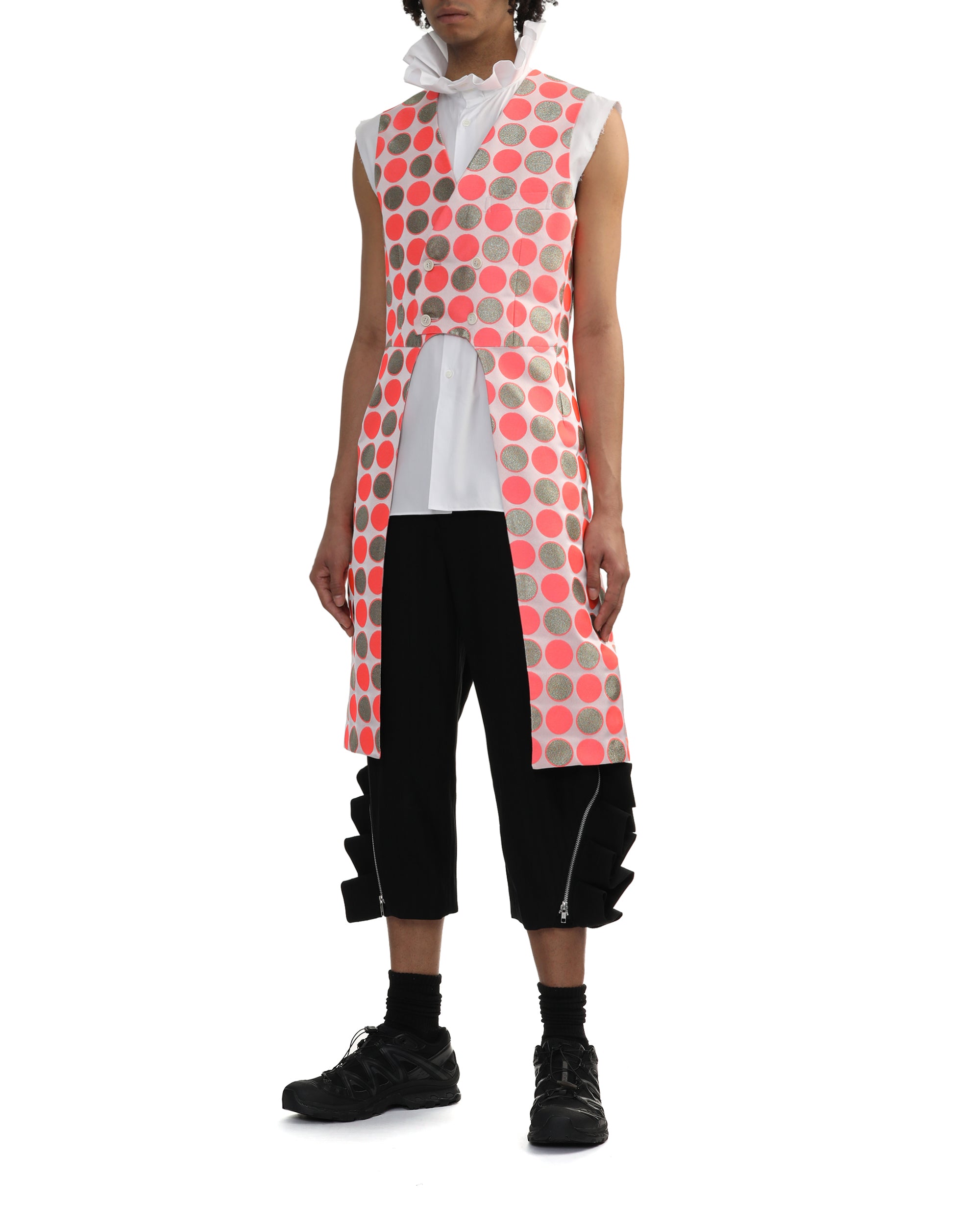 Polka dot vest