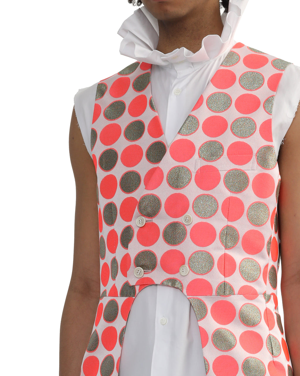 Polka dot vest
