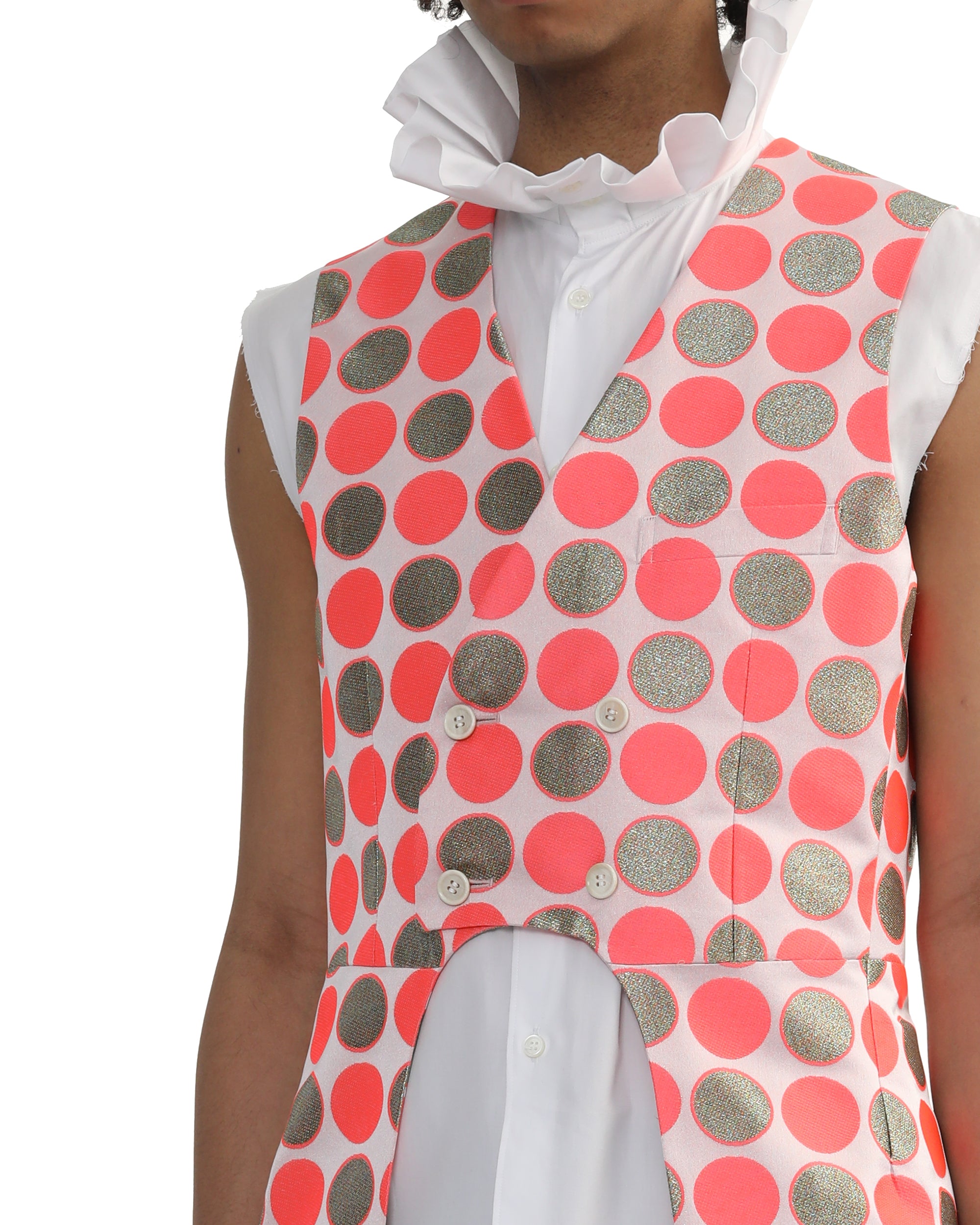 Polka dot vest