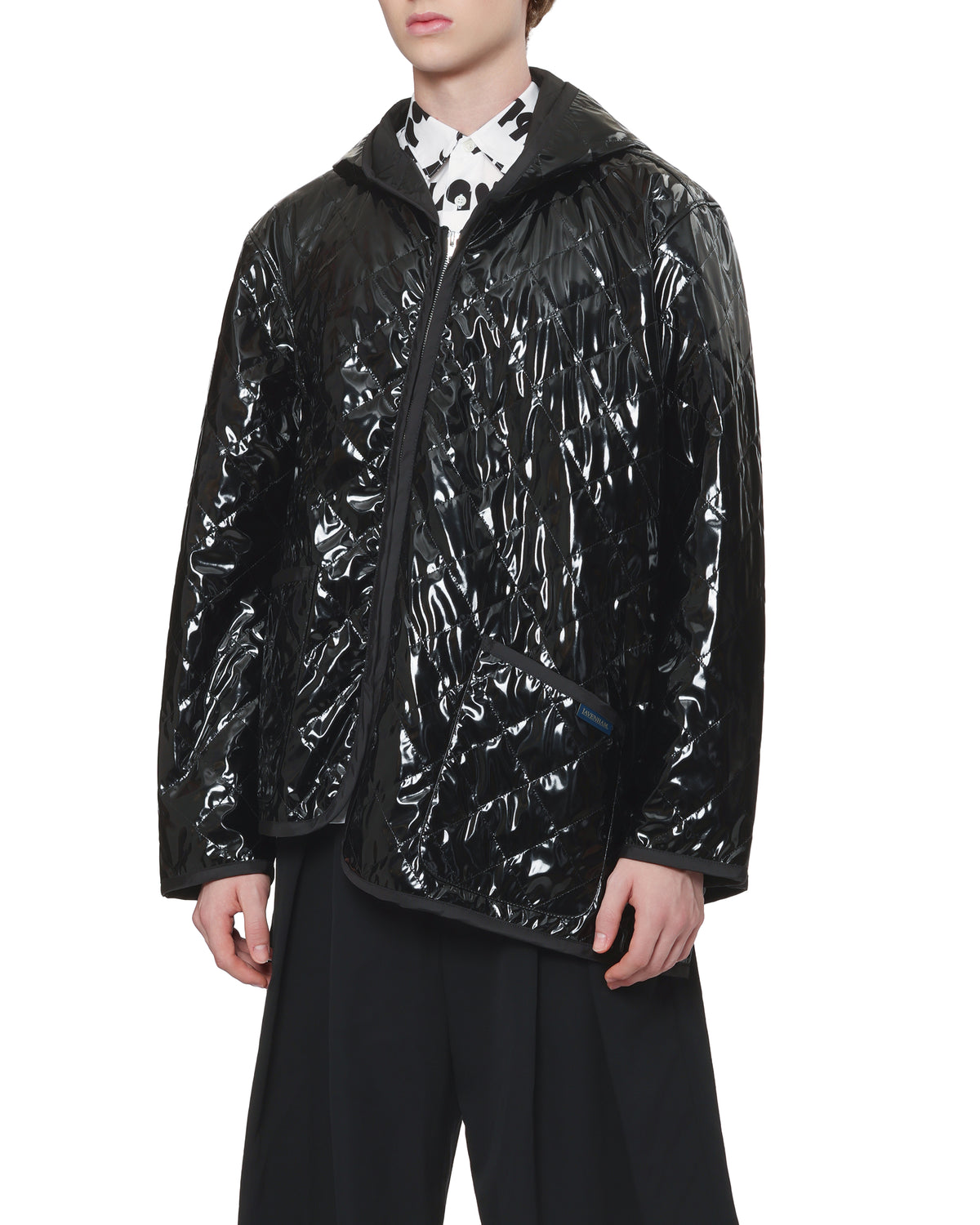 Hooded quilted jacket