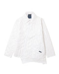 Quilted collared jacket