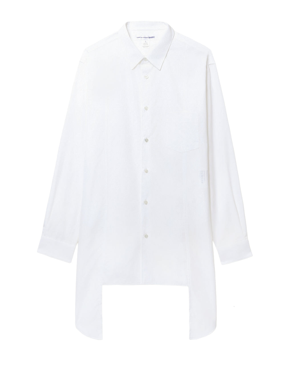 Split hem shirt